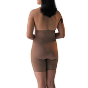 Brown shapewear bodysuit for women, perfect undergarment for seamless looks.