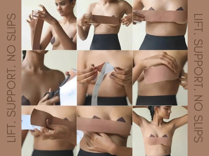 How to Use Boob Tape Correctly: Step-by-Step for Lift, Comfort & No Slips