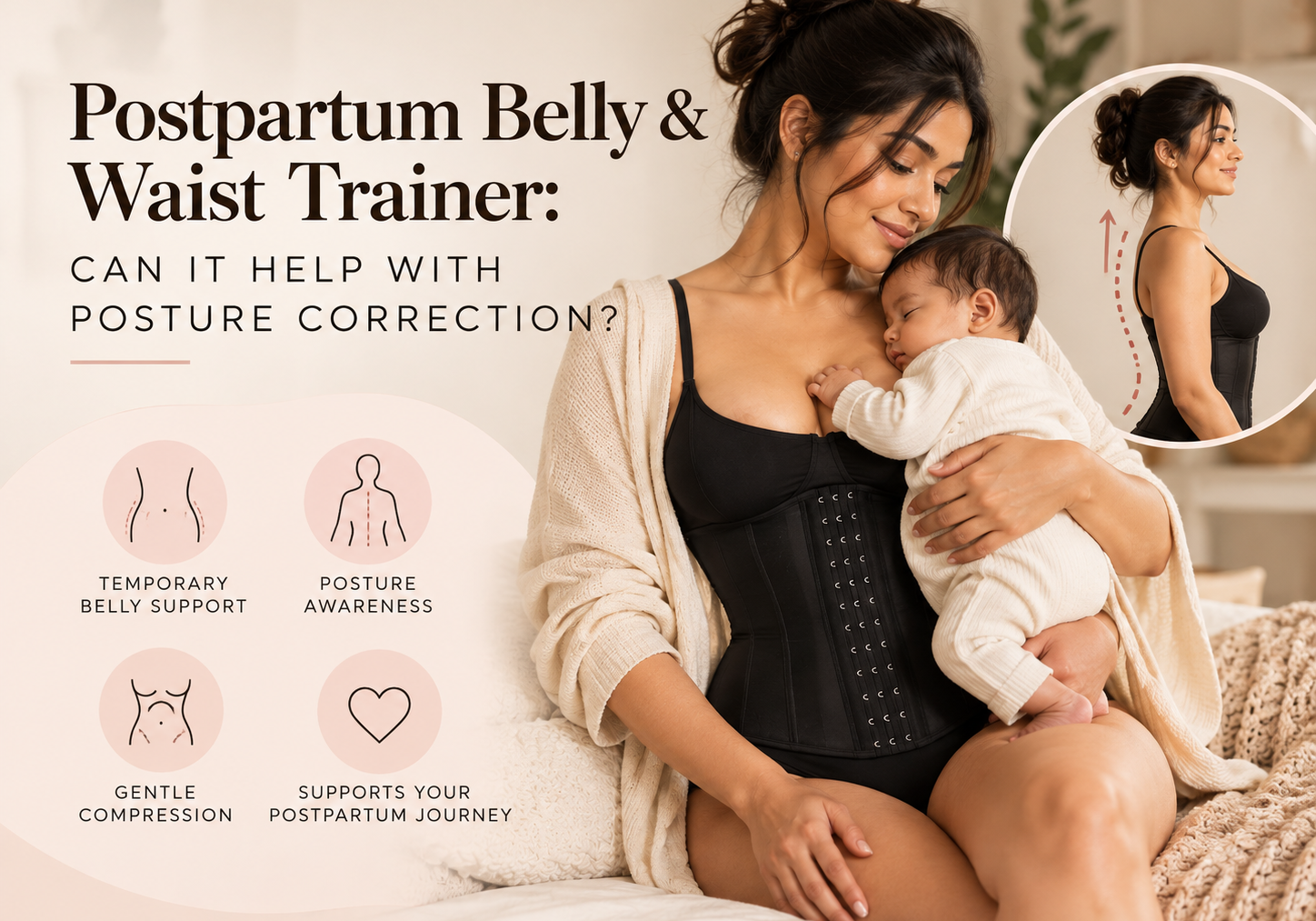 Postpartum Belly & Waist Trainer: Can It Help With Posture Correction?