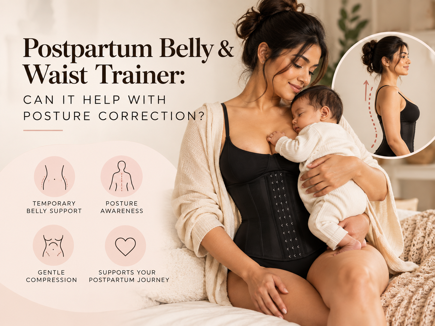 Postpartum Belly & Waist Trainer: Can It Help With Posture Correction?