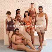 Cotton Long Scoop Tank