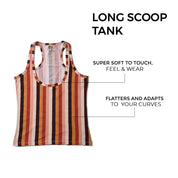 Cotton Long Scoop Tank