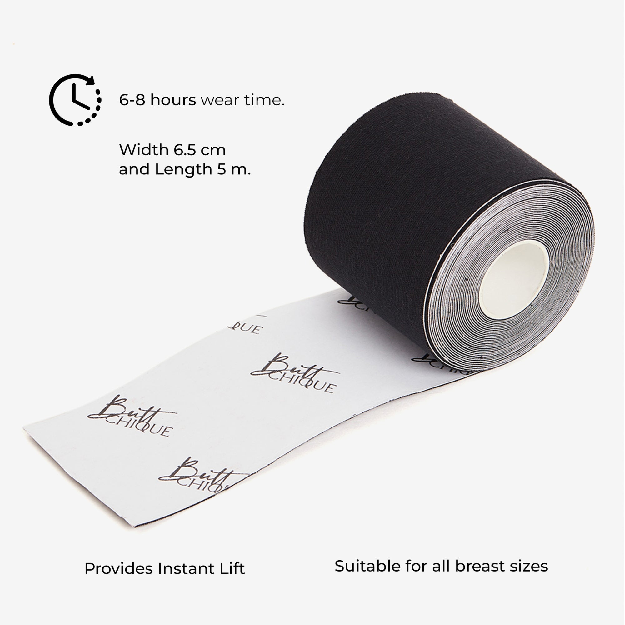 Body tape roll for instant lift, suitable for all breast sizes.