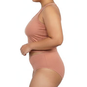 Cotton Long Scoop Tank