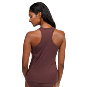 Cotton Long Scoop Tank