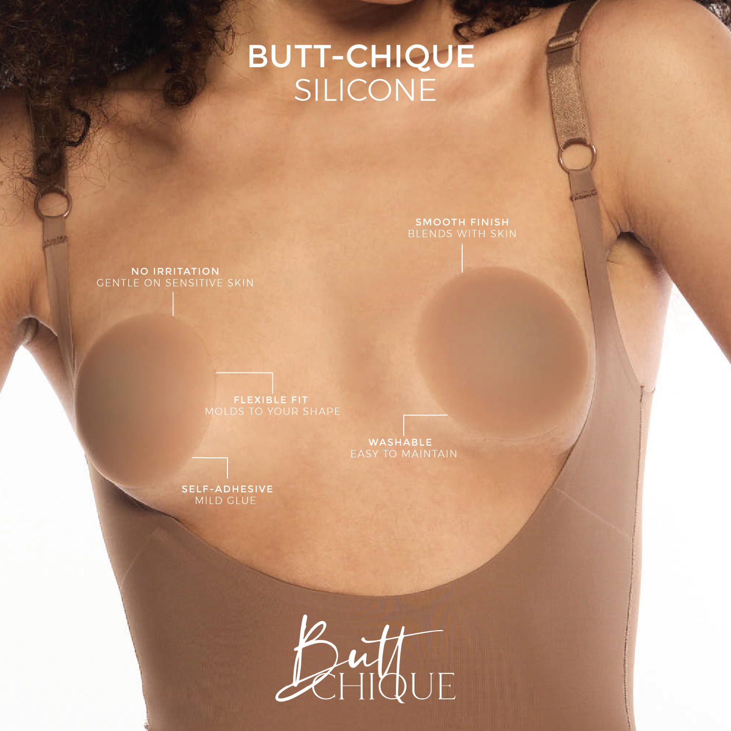 Silicone Pasties With Adhesive