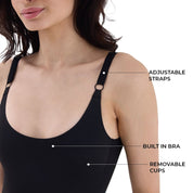 Built-In Bra Bodysuit