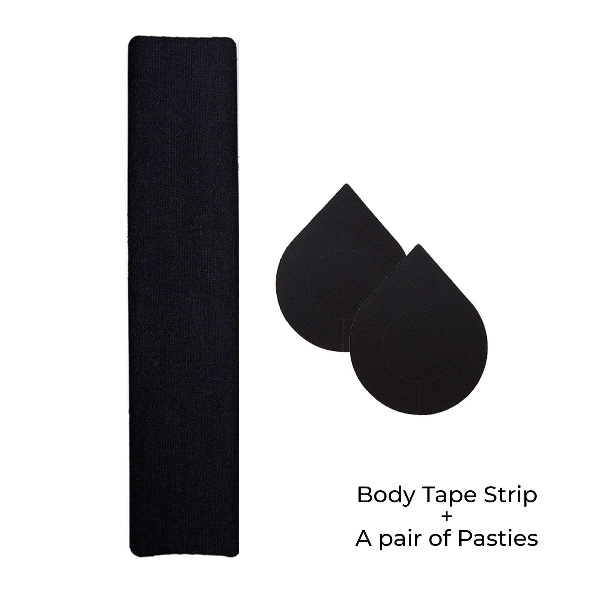 Black Body Tape Strip and matching Pasties Starter Kit.