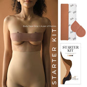 Body Tape Strip and Pasties Starter Kit for seamless support.