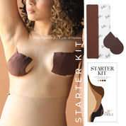 Starter Kit featuring body tape strip and pasties for versatile styling.