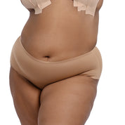 Cheeky seamless underwear in nude color, designed for comfort and style.