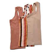 Long Scoop Tank Set of 6 - Stylish and comfortable tank tops.