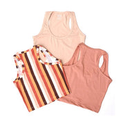 Crop Racer Tank - Set of 3