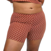 Women's patterned shorts set of 3 for casual wear.