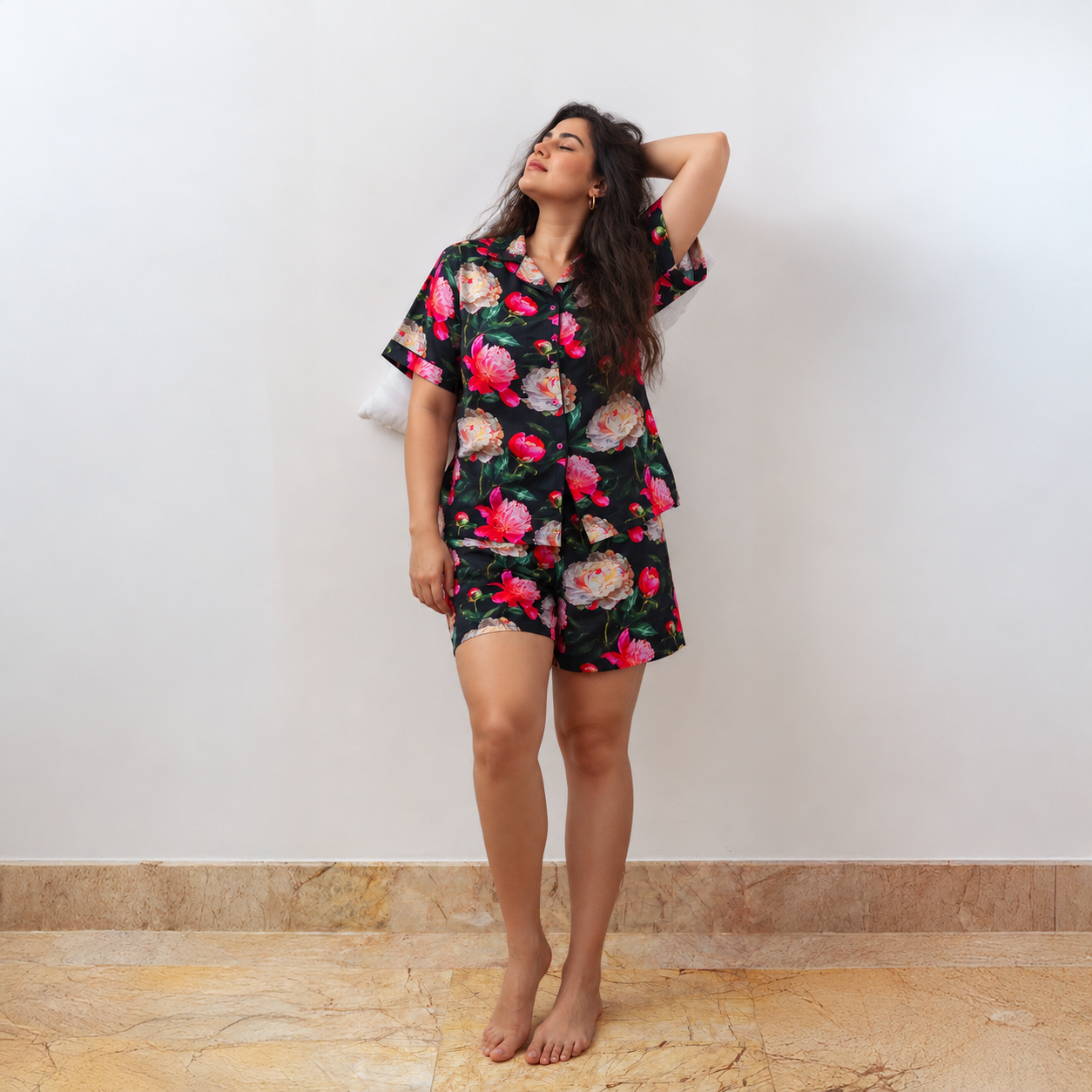 Ultra-Light Cotton Voile Shorts Set