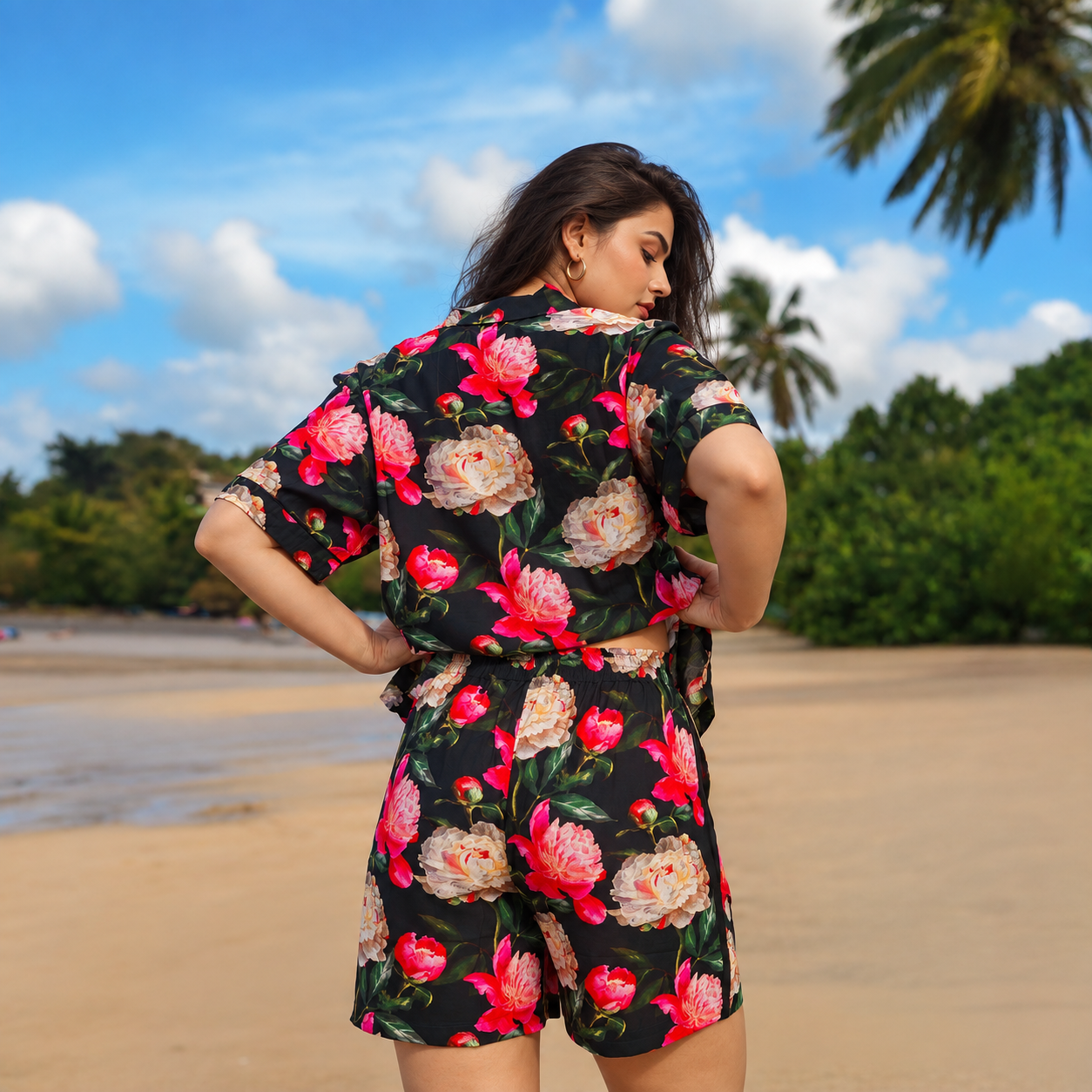 Ultra-Light Cotton Voile Shorts Set