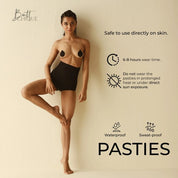Waterproof and sweat-proof pasties for confident wear, 50 pairs.