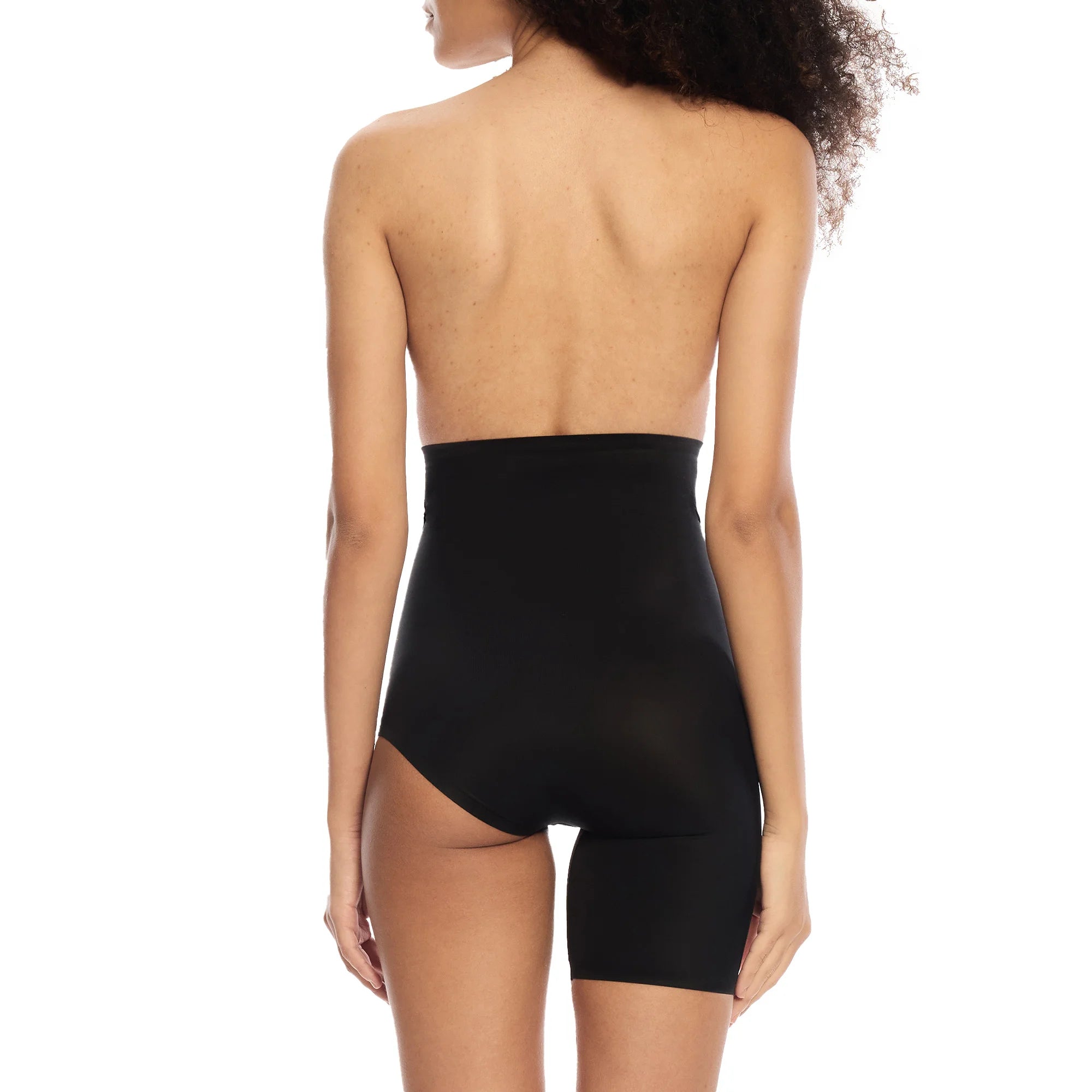 Right Leg Shorty shapewear in sleek black design for women.